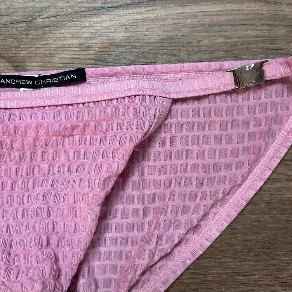 Andrew Christian | Rose Buckle Brief with Almost Naked (Medium) - Picture 5 of 14